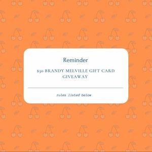Brandy Melville giveaway